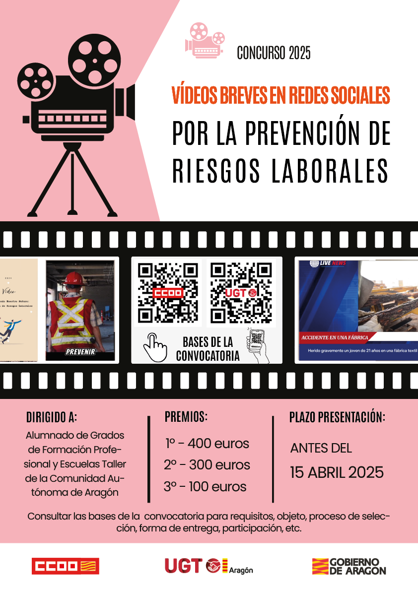 CONCURSO DE CORTOS “REDES SOCIALES POR LA PREVENCIÓN DE RIESGOS LABORALES” 2025